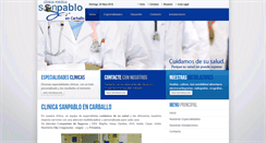 Desktop Screenshot of clinicasanpablo.com