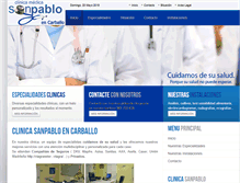 Tablet Screenshot of clinicasanpablo.com